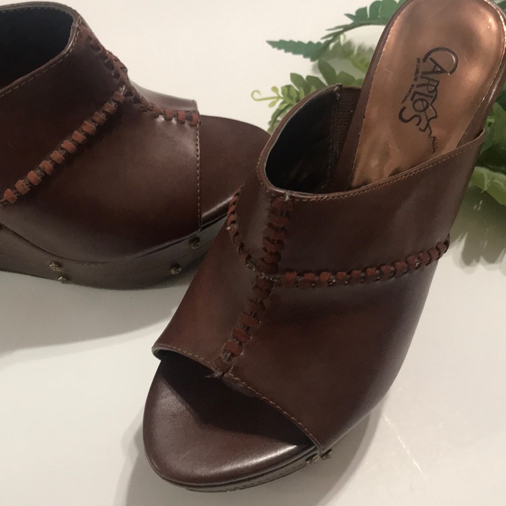 Carlos Santana Studded Wedges